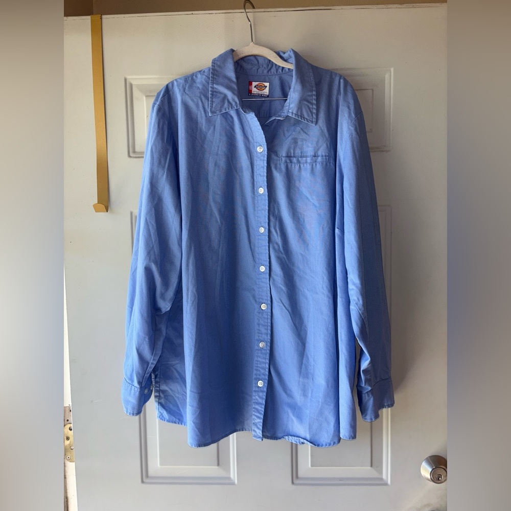 Dickies women’s blue workwear shirt size 3XL